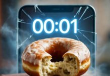 Time Management Tips to Skyrocket Your Productivity in 2025 Donut on books, cracked timer: chaos.