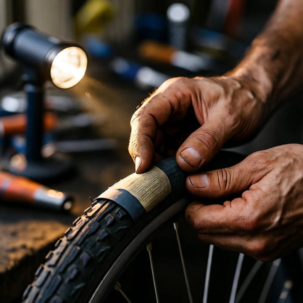 DIY fix while muttering about overcoming setbacks