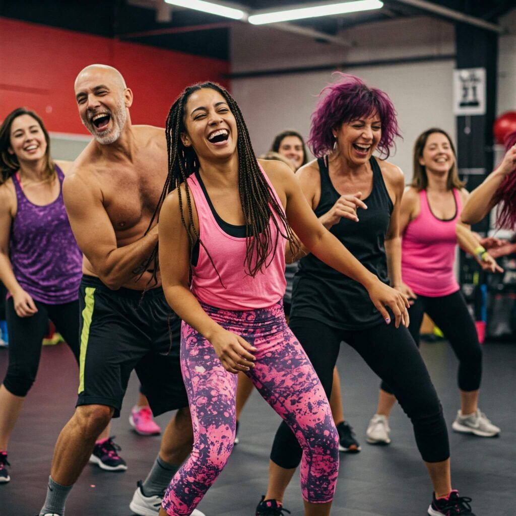 Fun Zumba class