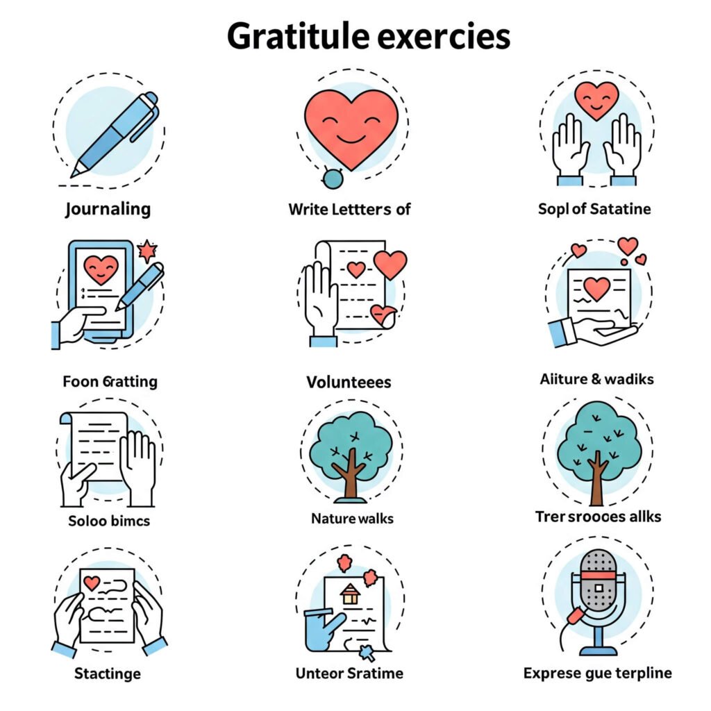 Gratitude Exercises Visuals