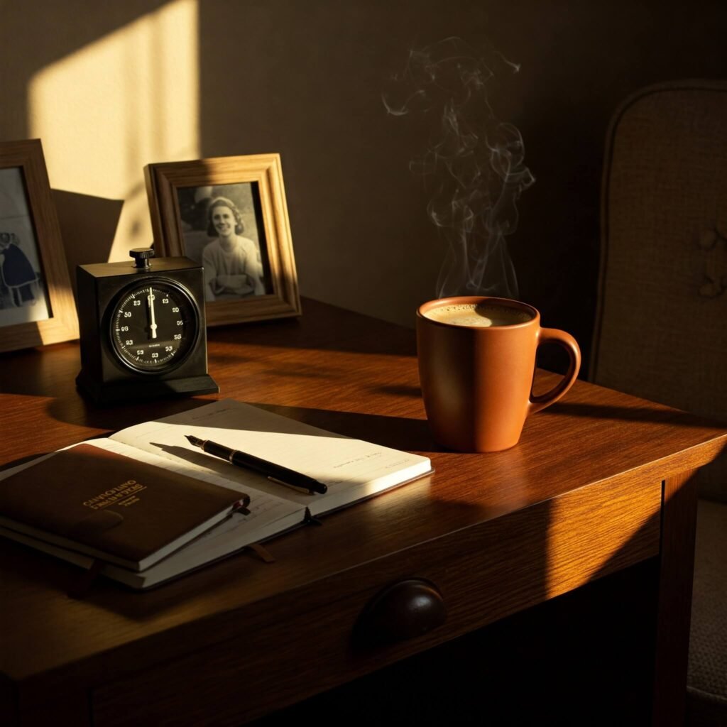 Cozy Pomodoro Study Desk