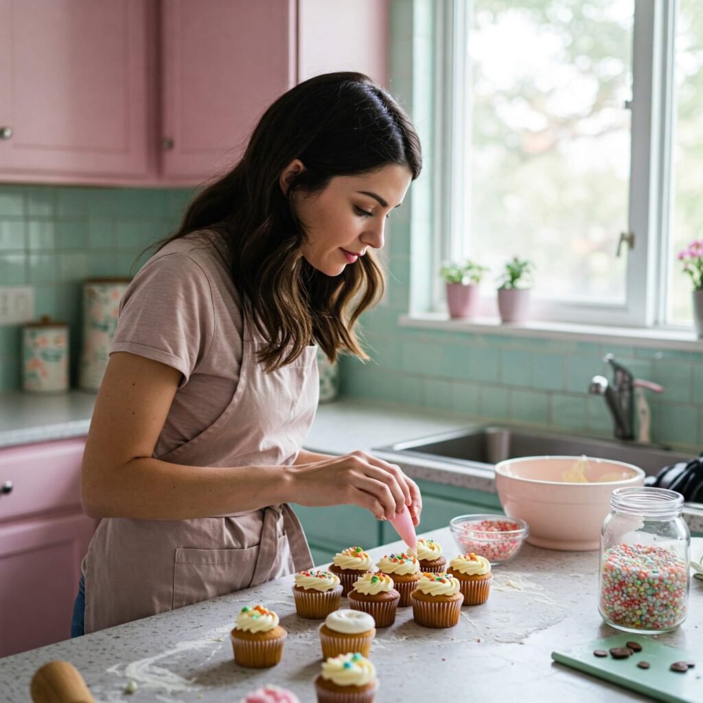 Cozy Cupcake Decorating