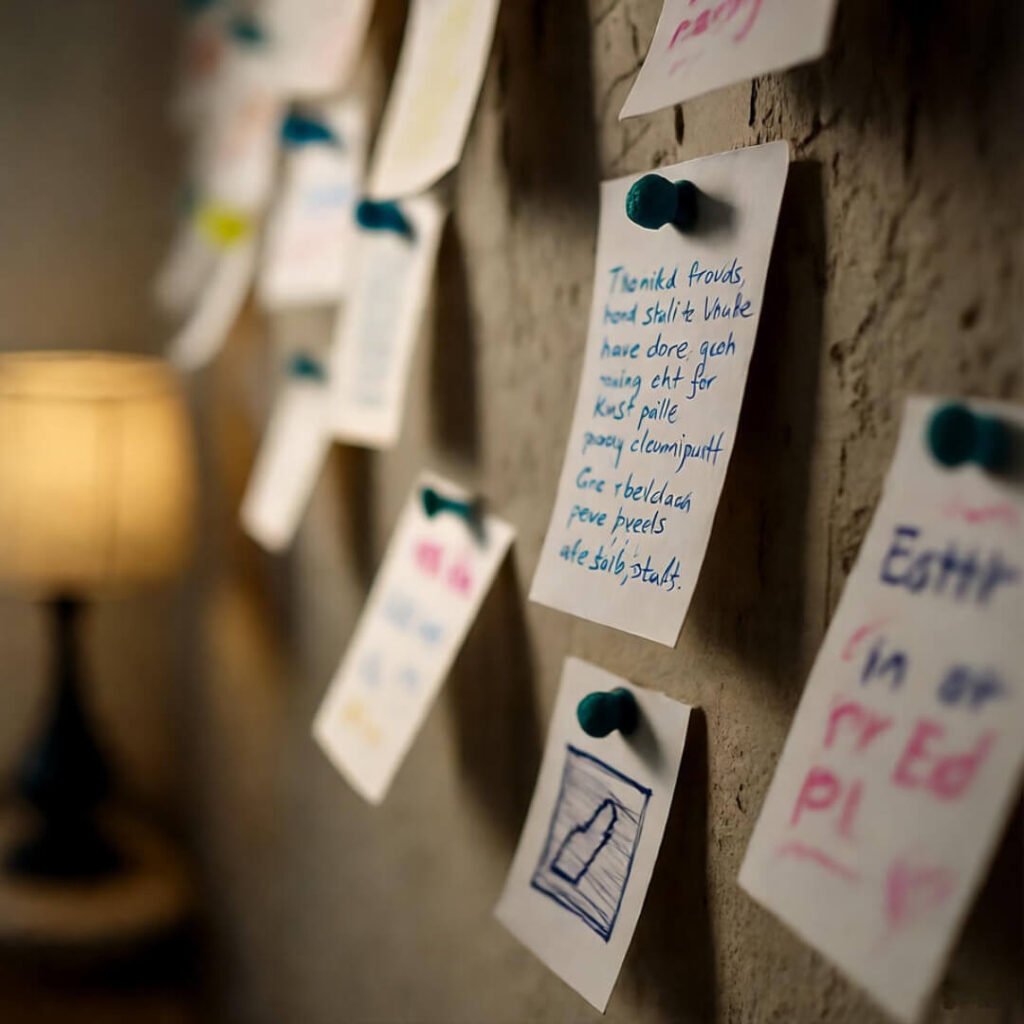 Quiet moment of turning personal defeat into fuel.