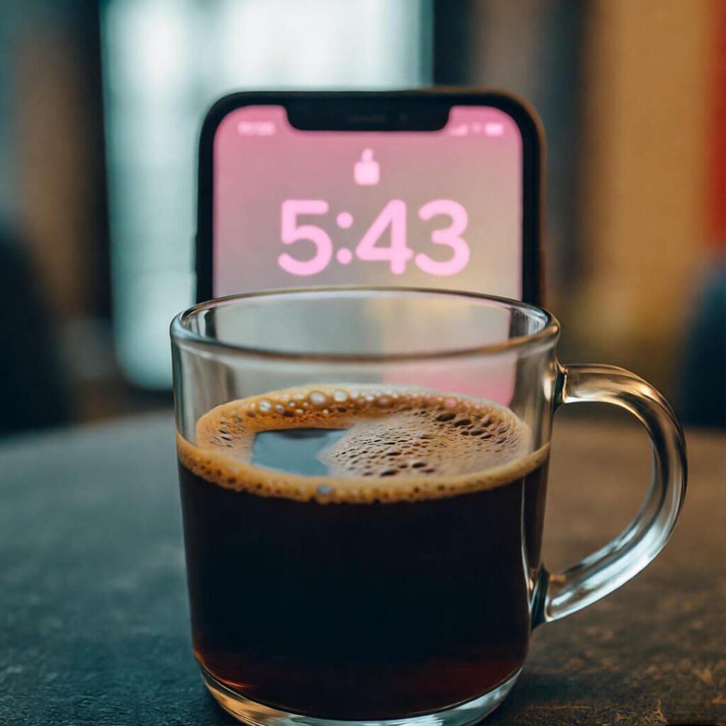 Coffee haze Pomodoro view.