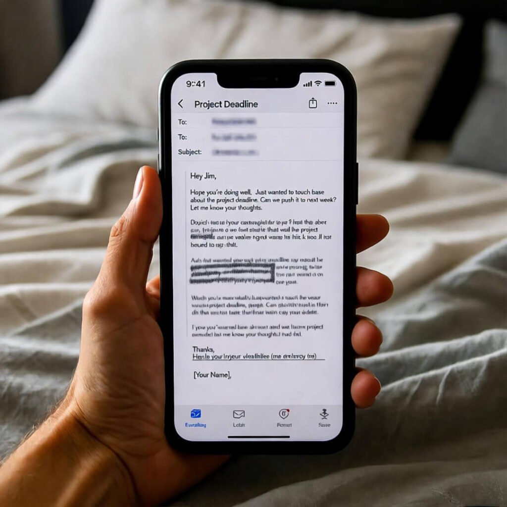 Left-hand typo email disaster.