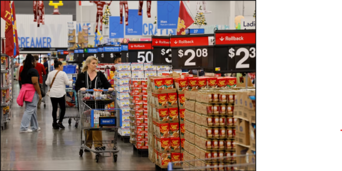 Walmart's sales are surging and its gaining market share. Allen J. Schaben/Los Angeles Times via Getty Images Walmart's sales are surging and its gaining market share. Allen J. Schaben/Los Angeles Times via Getty Images