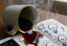 Supercharge Learning: Effective Strategies Coffee spill on doodled notebook, cracked phone.