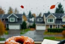 How to Cultivate Mental Wellness: 7 Tips for a Happier, Healthier You Donut, ink spill, rainy window thoughts.