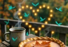 Gratitude Practices: Unlocking Joy in Your Everyday Life Pumpkin pie, coffee, firefly heart.