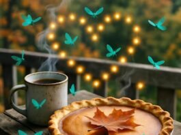 Gratitude Practices: Unlocking Joy in Your Everyday Life Pumpkin pie, coffee, firefly heart.