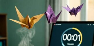 Study Techniques for Improving Focus and Efficiency Spilled coffee, frozen timer, floating cranes.