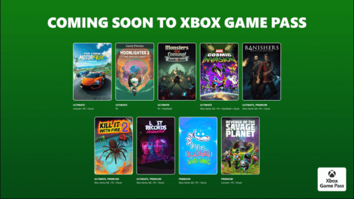 “Coming Soon to Xbox Game Pass” announcement (looking at you Fortnite and The Crew Motorfest!).