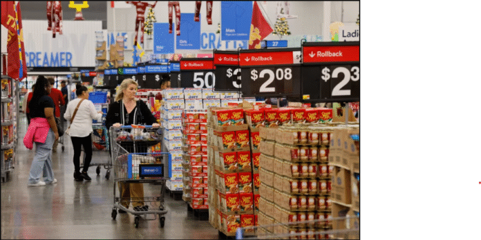 Walmart's sales are surging and its gaining market share. Allen J. Schaben/Los Angeles Times via Getty Images