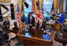 Blog Title: 4 takeaways from the bizarrely chummy Trump-Mamdani meeting President Donald Trump meets with New York City Mayor-elect Zohran Mamdani in the Oval Office of the White House on Friday in Washington, DC. Andrew Harnik/Getty Images